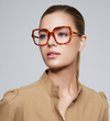 Elara Milky Brown Lesebrillen