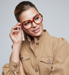 Elara Milky Brown Lesebrillen