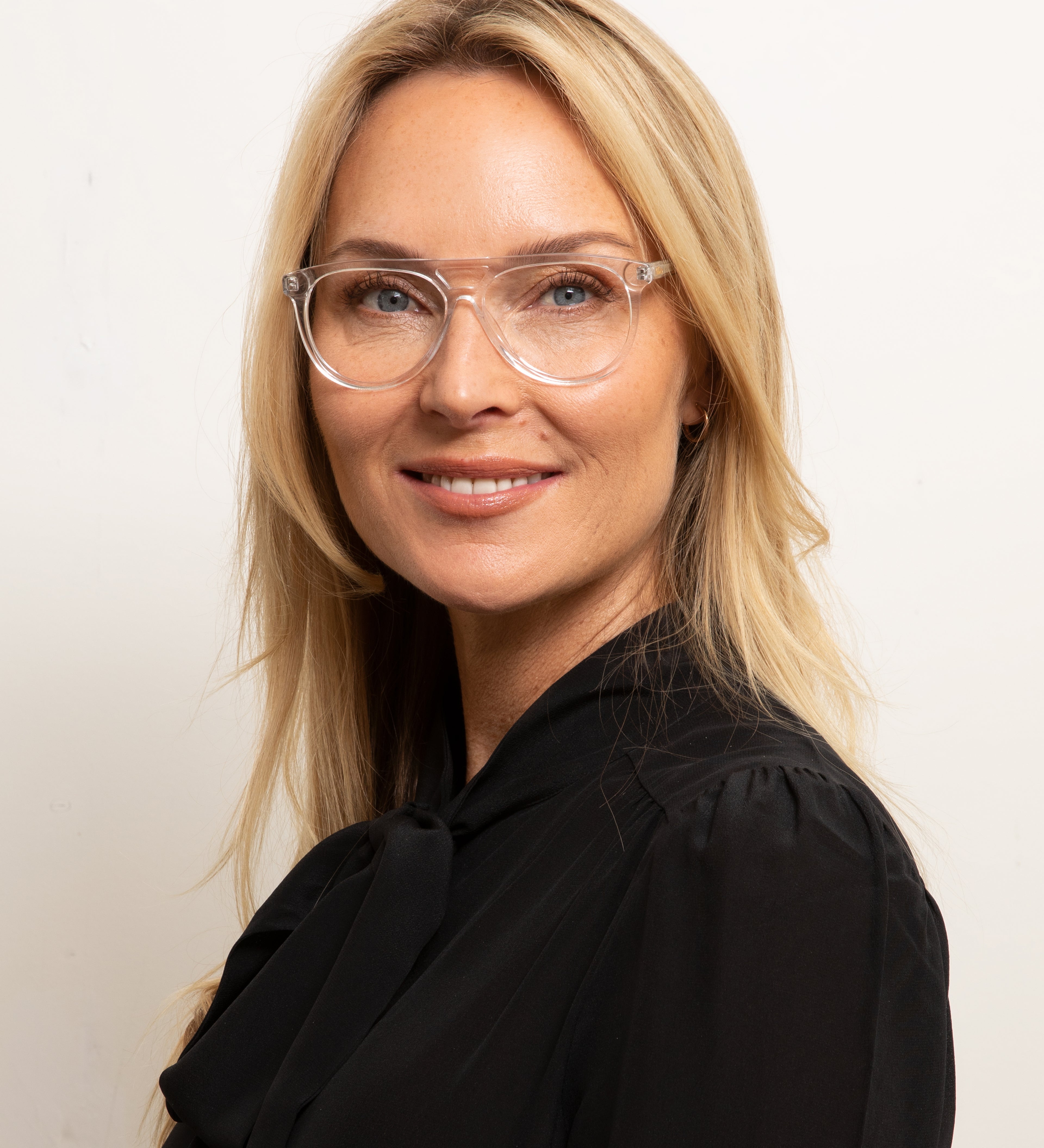 Amelia Transparent Blue Light