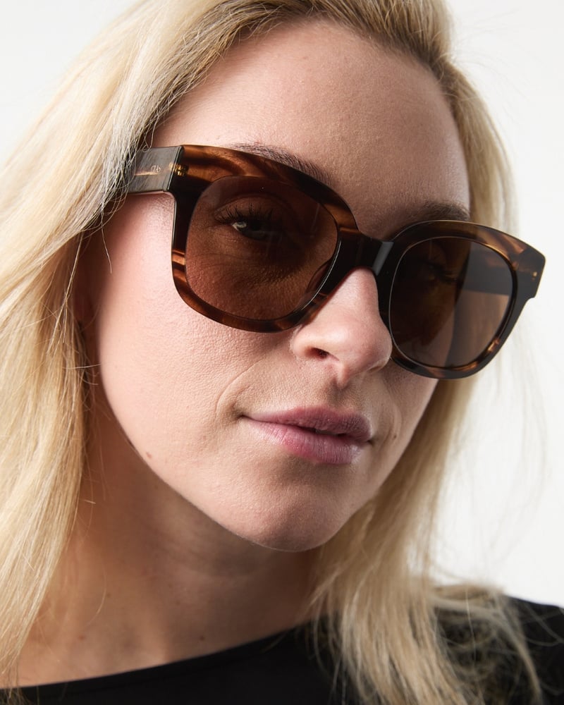 Chloe Dark Brown Sunglasses