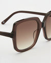 Elara Dark Brown Sunglasses