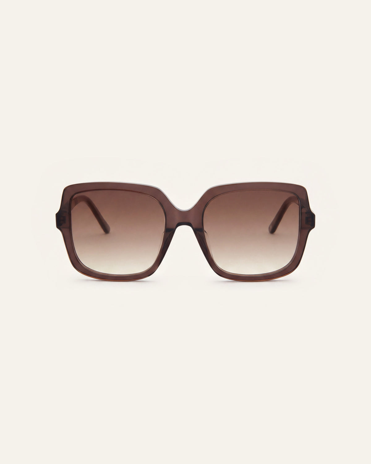 Elara Dark Brown Sunglasses, front