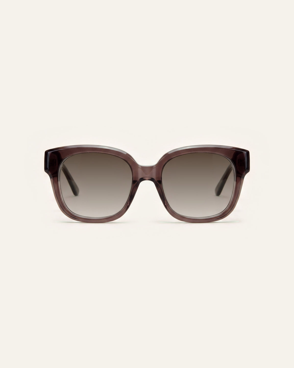 Chloe in dark brown, front, Sun lenses