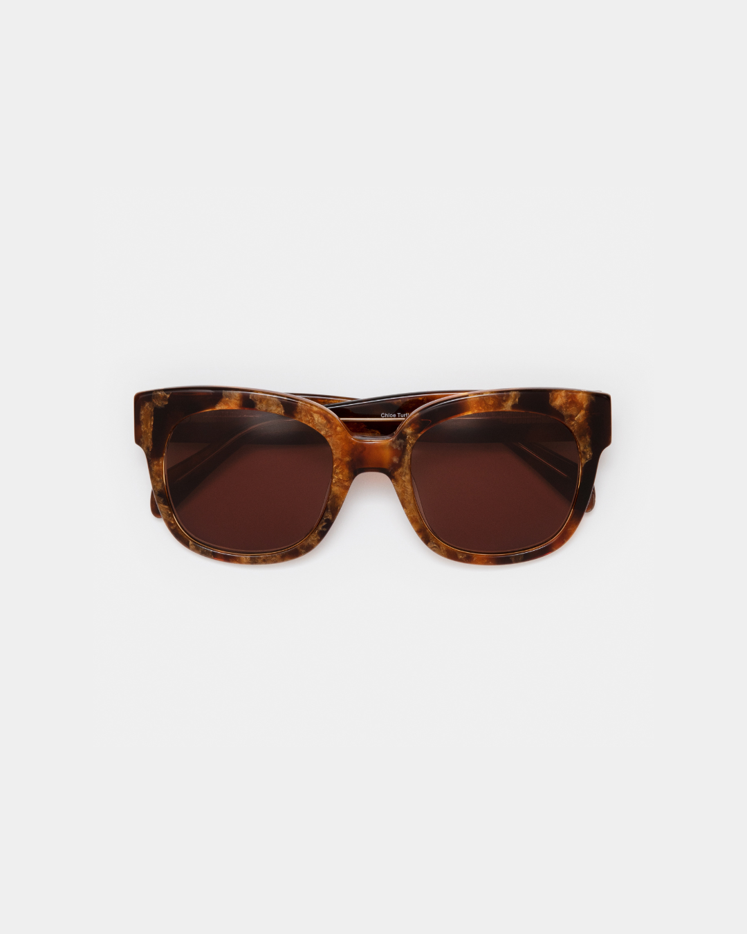 Chloe Turtle Brown Sunglasses