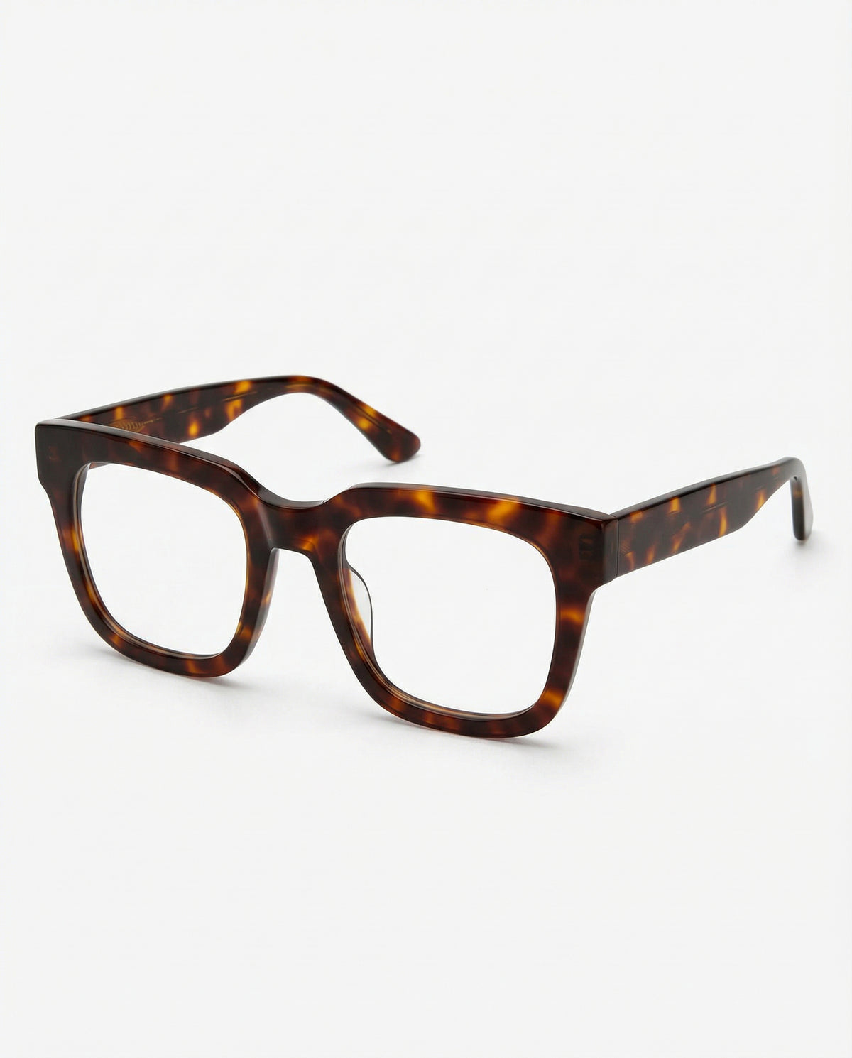 GLAS Dahlia Turtle Brown Blue Light – angle view